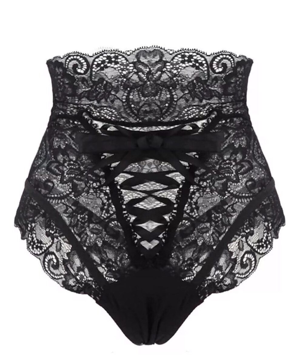 lace panties with high waist