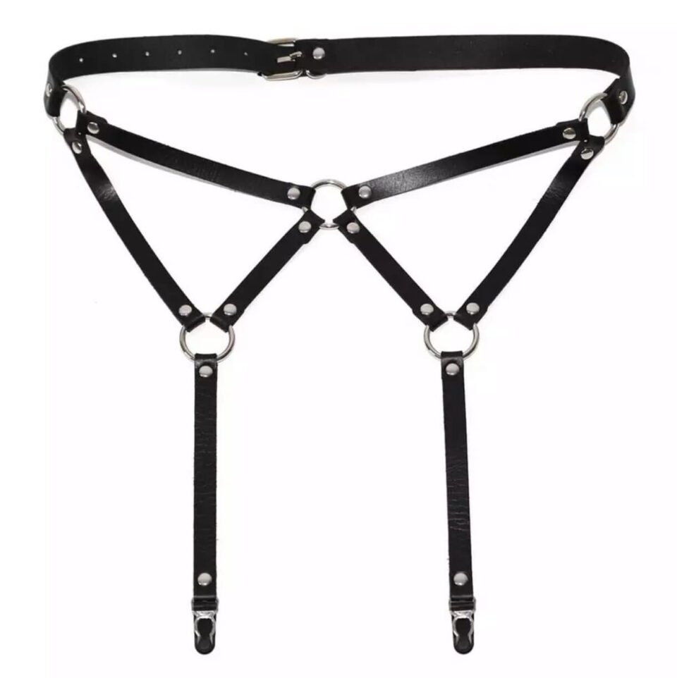 lina garter belt black