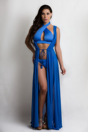 dominica royal blue bikini