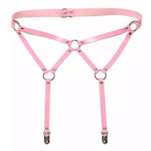 lina garter belt pink